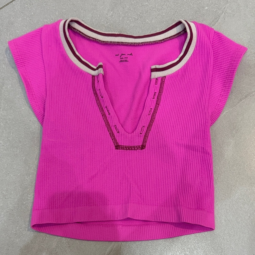 Urban Outfitters Vibrant Pink Kids Tee